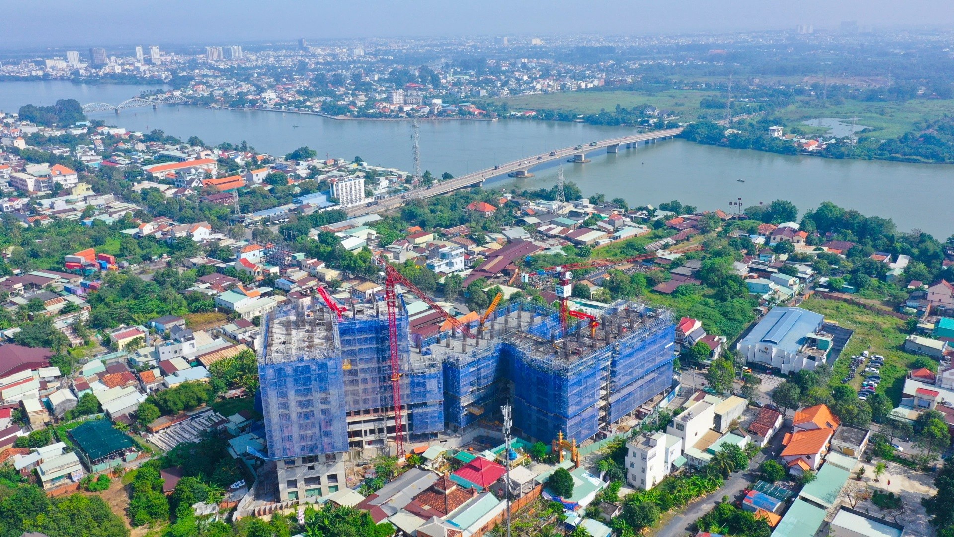 Tiến độ xây dựng dự án Fresia Riverside tại phường Biên Hòa tỉnh Đồng Nai