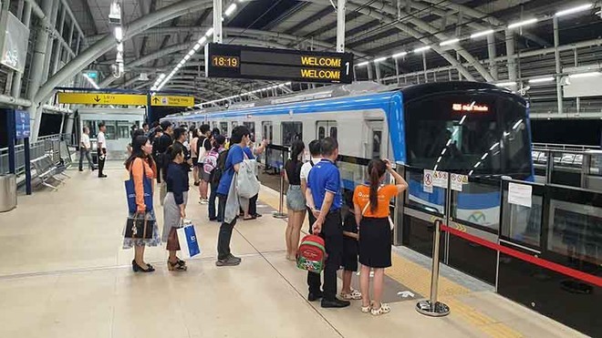 Tuyến tàu điện Metro góp phần thay đổi thói quen di chuyển của người dân đô thị