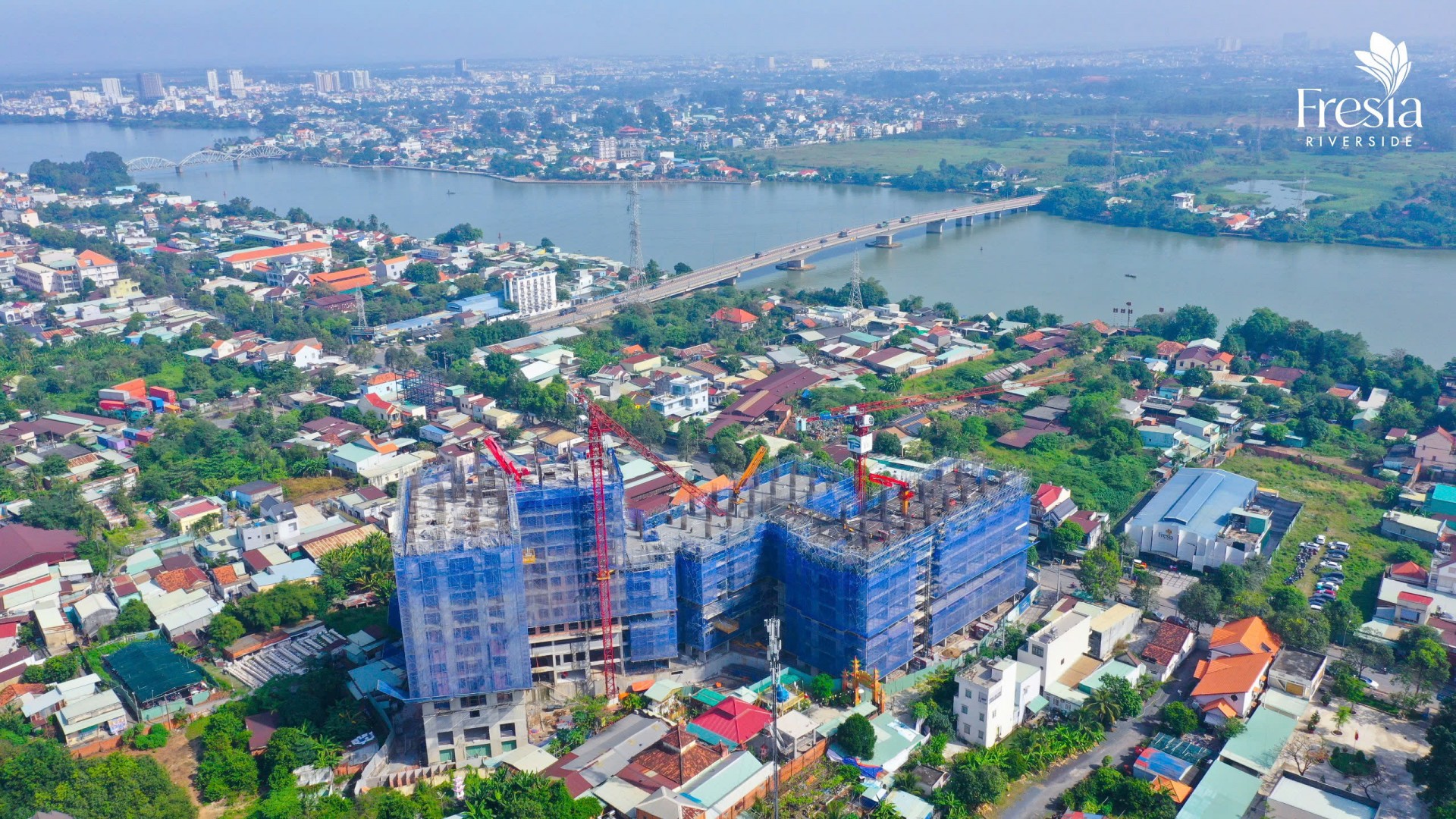 Tiến độ xây dựng dự án Fresia Riverside Biên Hòa Đồng Nai khoảng tầng 9