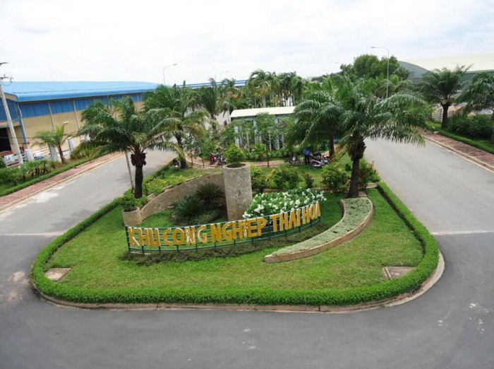 Cổng Khu công nghiệp Thái Hòa tại Đức Hòa, Long An