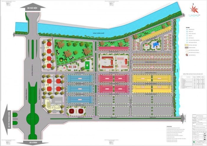 Sơ đồ quy hoạch tổng mặt bằng Sunrise Residence Quảng Phú, năm 2021.