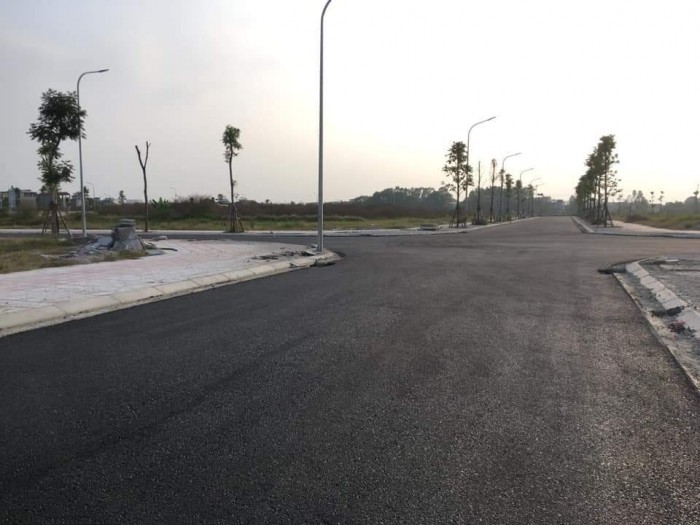 Ảnh thực tế đường nội khu Khu đô thị Rosy Garden Bắc Ninh, năm 2020.