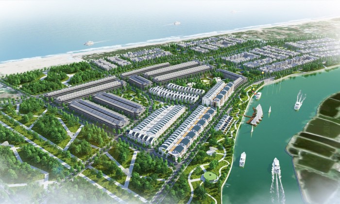 Phối cảnh tổng thể Lavieen Hội An, năm 2019.