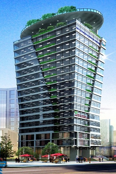 Phối cảnh MBLI Tower lô D14 Tôn Thất Thuyết, năm 2022.