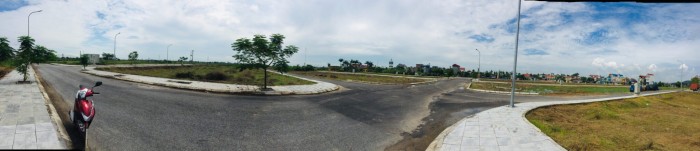 thực tế đường nội khu Đa Phúc Central Park, năm 2020.