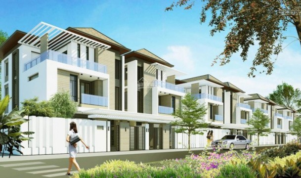 Phối cảnh biệt thự Goldland Cồn Khương, năm 2019.