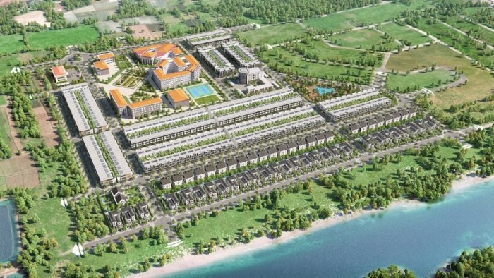 Phối cảnh khu đô thị Goldland Cồn Khương, năm 2019.