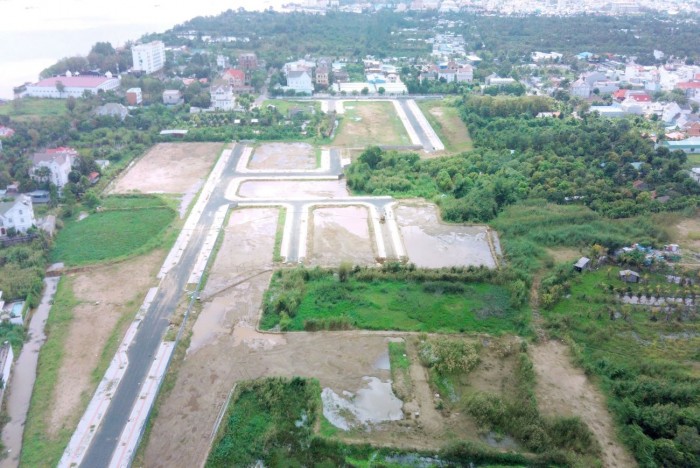 Ảnh flycam toàn khu Cồn Khương Diamond City, tháng 12/2021.